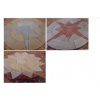 Mint Sandstone Circles and Sandstone Star Layouts