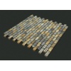 Green Travertine Tumbled Brick Mosaics