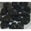Decorative coloured stone (black)