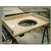 Crema Marfil marble vanity tops