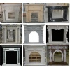Fireplace made of different material