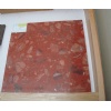 Red artificial marble