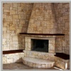 Travertine fireplaces