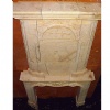 Coquina Stone Fireplace