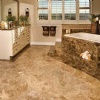 Bath Design - Polished Marble flooring