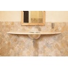 Gold Travertine Bathroom Design