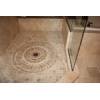 Travertine Medallion Shower