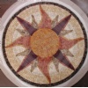 Jerusalem Stone Mosaic Medallion