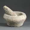 Granite mortar and pestle