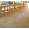 Gold Travertine Flooring, Balustrade