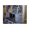 Slate fireplace