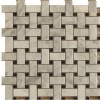 Carrara White Basket Weave Mosaic