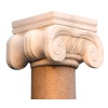 Pillars, building stone