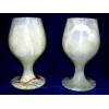 Onyx light green champagne glass