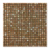 Aegan Rose Dark Marble Mosaic