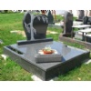 Black Granite Tombstone