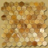 Hexagon Honey Onyx Mosaic