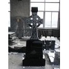 Black graite monument