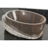 Brown Travertine Bathtub