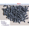 Black tumbled pebble stone