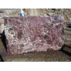 Rosso Lepanto marble block