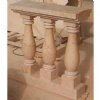 Tikul and Coquina Stone Baluster