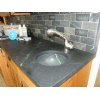 Undermount bowl sink in Brazilian soapstone
