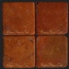 Red Travertine Tumbled Antique