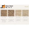 Antic surface travertine mosaic