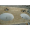 Vanity top beige marble