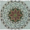 Multi Color Pebble Mosaic Stone Medallions