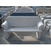 Red pock granite bench L20-018