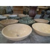 Cream Marfil marble sink