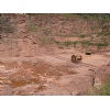 Red sandstone,sandstone quarry,sandstone