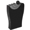 black granite gravestone