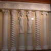 yellow limestone Roman pillars