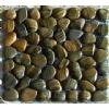 Pebble stone on net,stripe pebble,cobble Pebble stone on net,stripe pebble,cobble