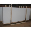 Pure white artificial stone slab