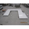Pure white artificial stone countertop