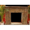 Golden Dragon Marble Fireplace