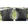 double chinese black granite gravestone