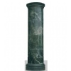 Green marble column