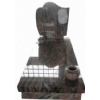multicolour red granite monument