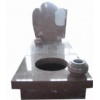 Imperial Red granite gravestone,indian red granite