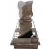 granite monument,tianshan red granite monument