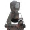 red multicolour granite monument