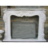 Marble fireplace