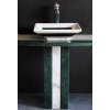 Green Marble Pedestal sink