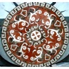 Marble pattern mosaics stone medallions