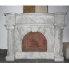 White Marble Fireplace
